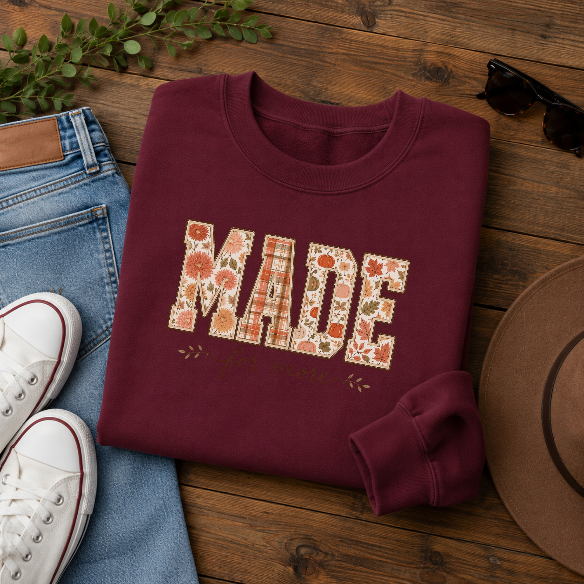 Made Varsity Floral Crewneck