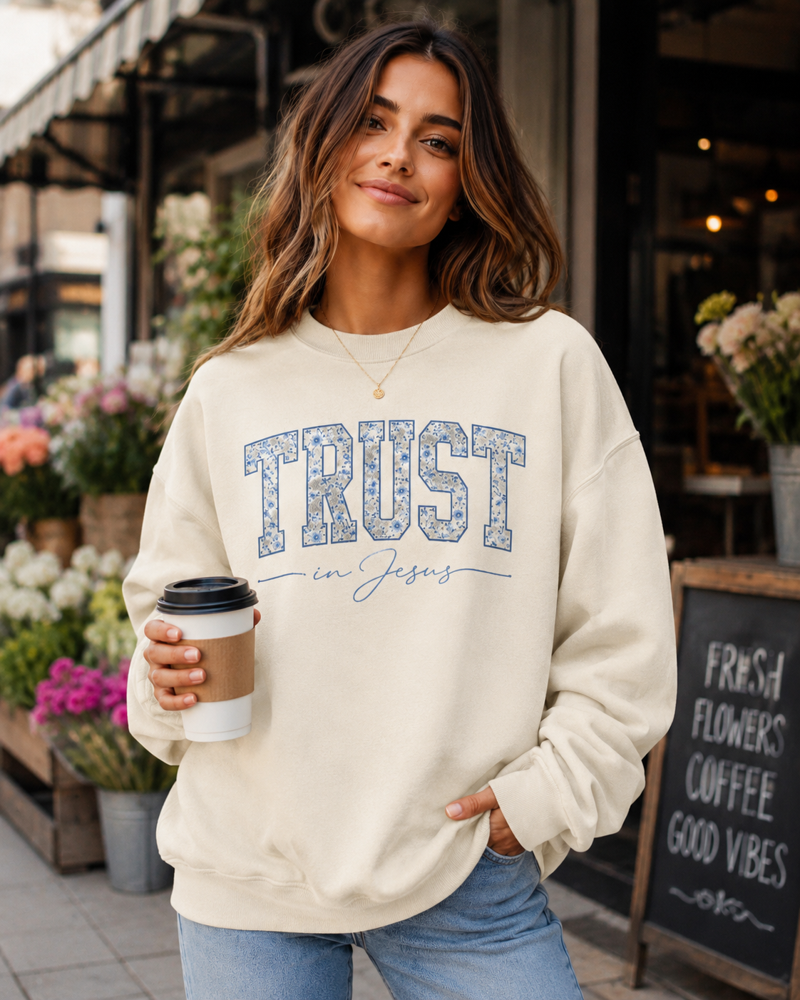 Trust in Jesus Crewneck