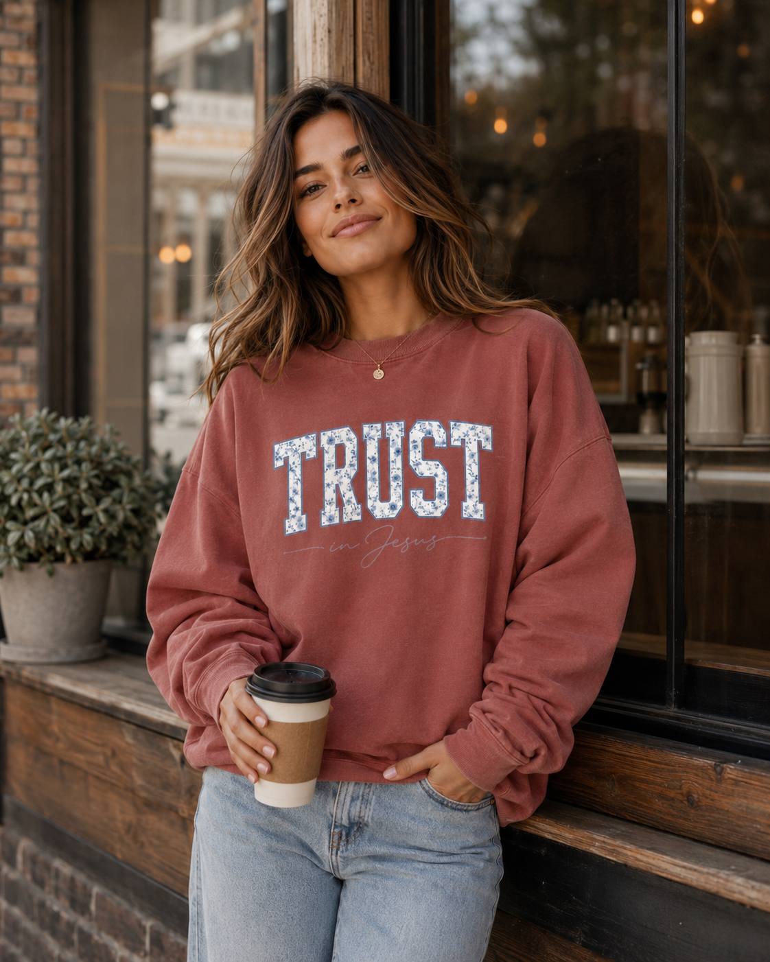 Trust in Jesus Crewneck